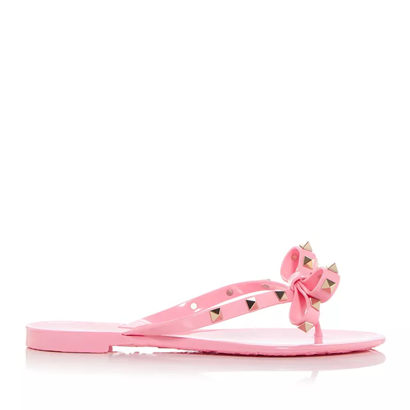 opp france Women’s Low-heeled Slippers Sandals Pink