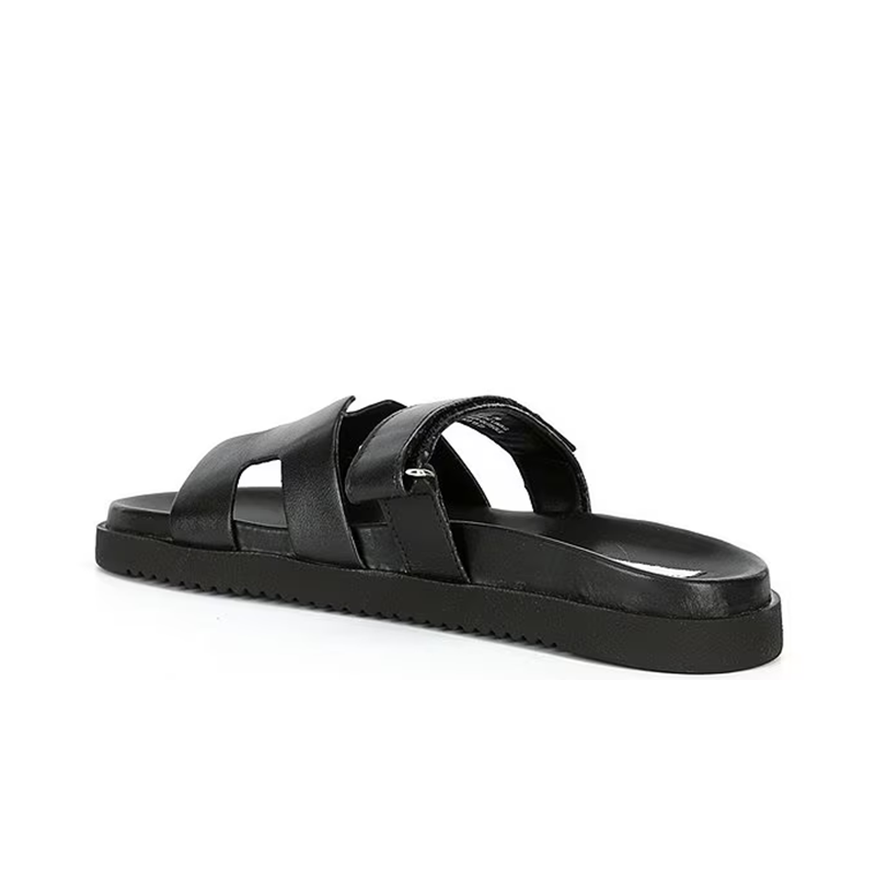 Opp France Women’s Outer Wear Leather Thick-soled Velcro Sandals