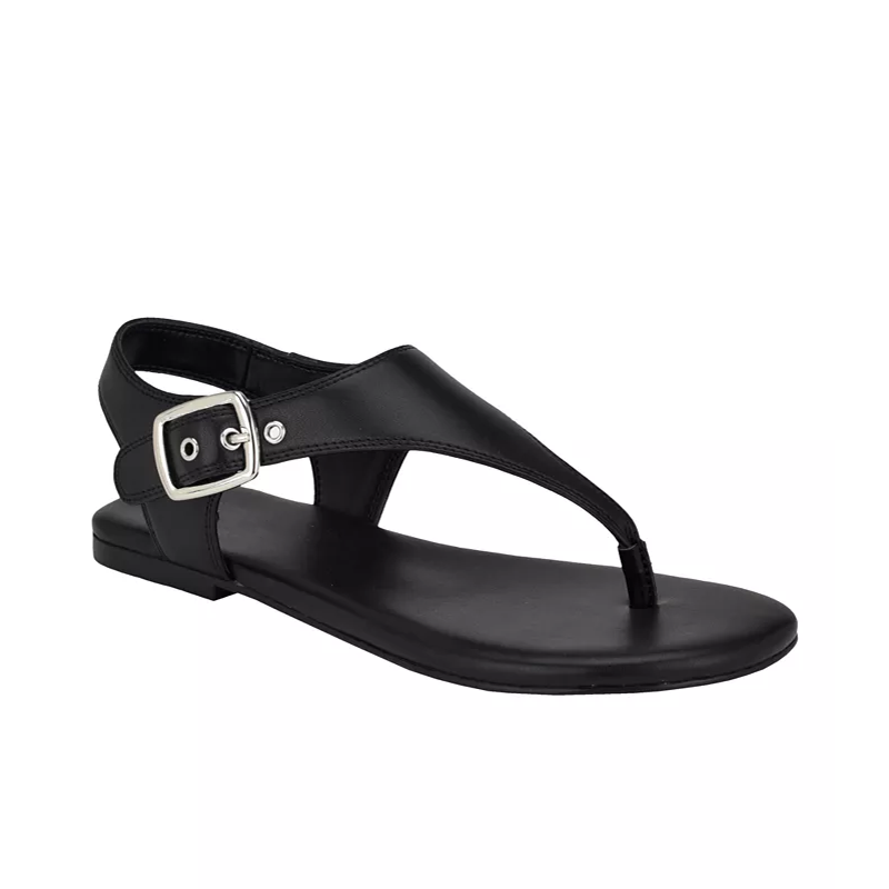 Opp France Women’s Round Toe Flat Casual Thong Sandals