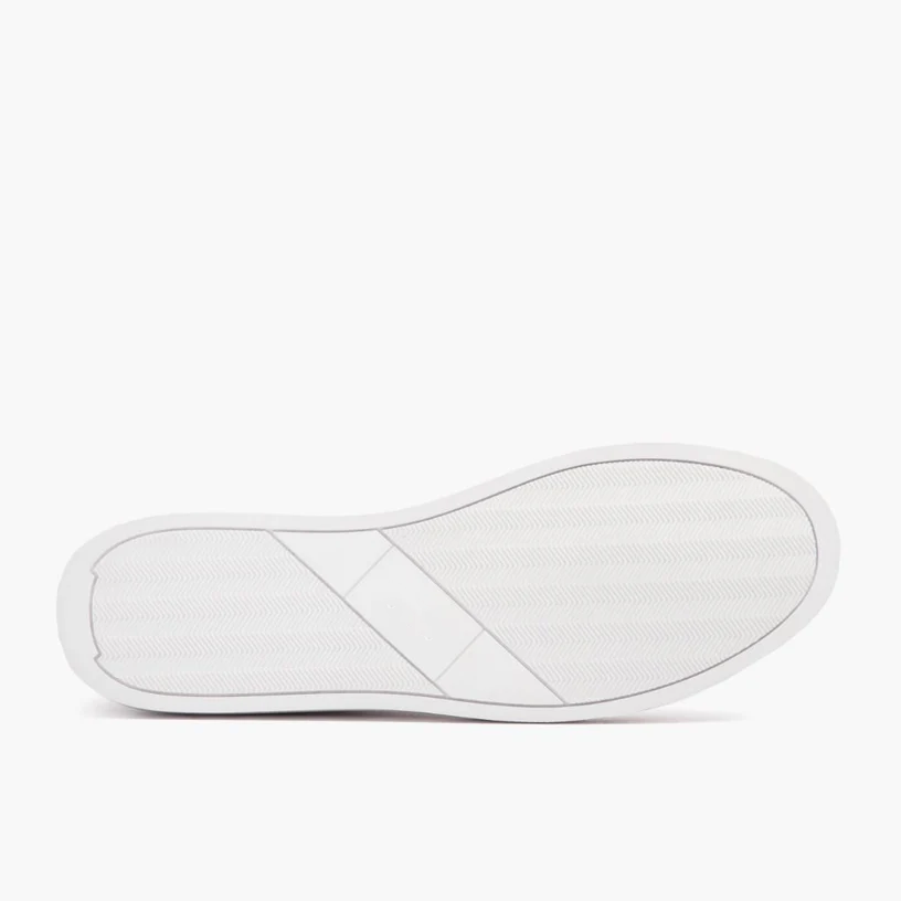 Opp France Women’s Simple Non-slip Lace-up High-top Casual Shoes White