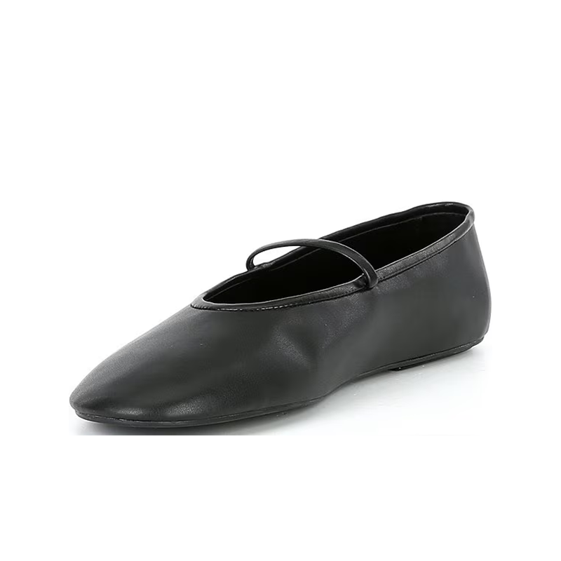 Opp France Women’s Soft Round Toe Shallow-mouth Single Shoes Mary Jane Flats