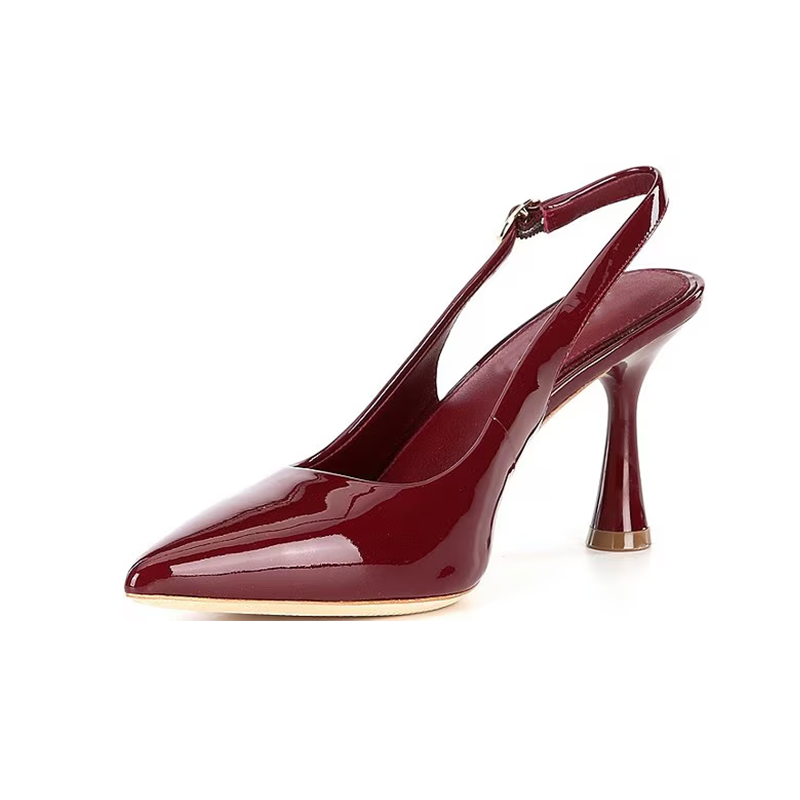 Opp France Women’s Stiletto Sandals Pointed Toes Red Heels