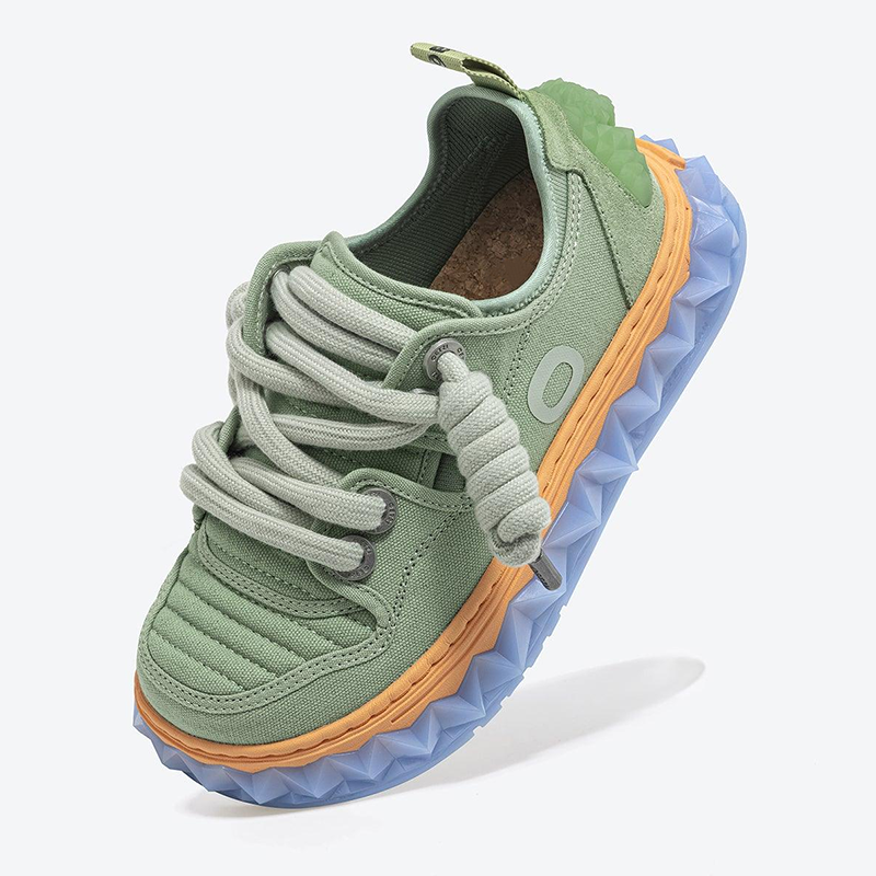 Opp France Women’s Trendy Shoes Thick-soled Casual Shoes Green