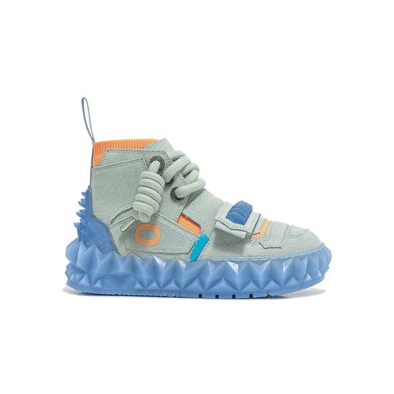 opp france Women’s trendy shoes thick-soled casual shoes Light Green