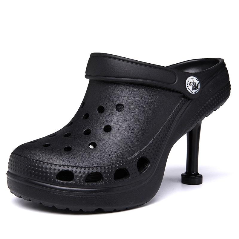 Opp France Women’s Usual High Heel Crocs Multi-color