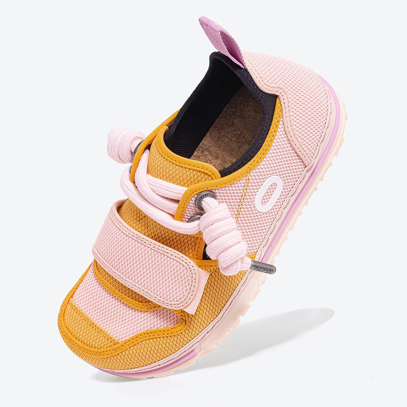 Opp France Women Spliced Color Breathable Mesh Fashion Sneakers Pink