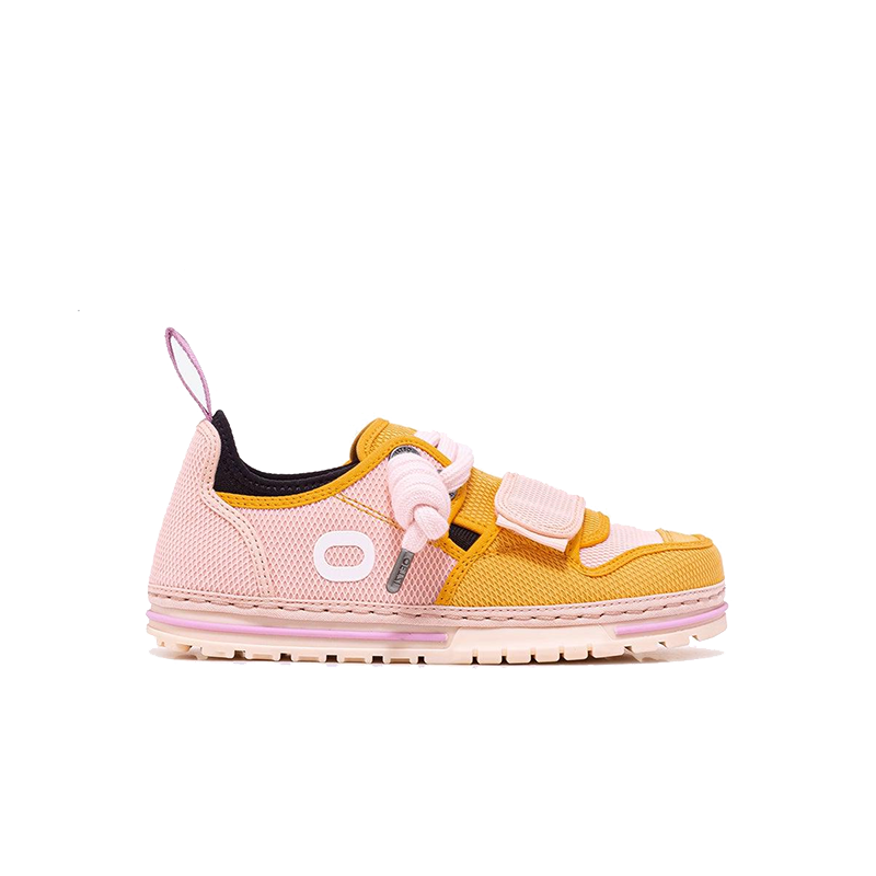 opp france Women Spliced Color Breathable Mesh Fashion Sneakers Pink