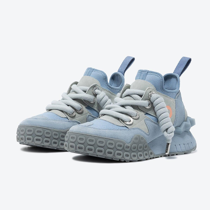 Opp France Women Stylish Lace-up Boat-style High Top Casual Shoes Blue