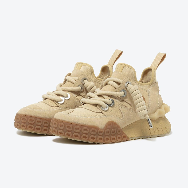 Opp France Women Stylish Lace-up Boat-style High Top Casual Shoes Tan