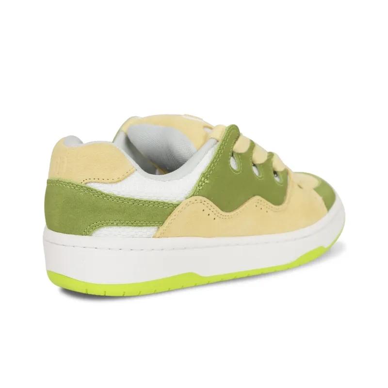 Opp France Yellow Green Fresh And Fashionable Unisex Casual Shoes