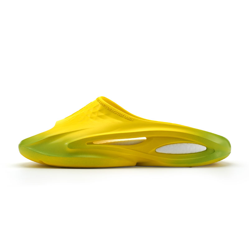 opp france Yellow green gradient summer color unisex fashion slippers