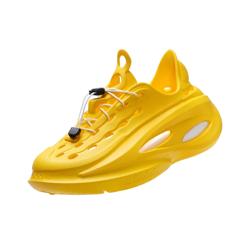 Opp France Yellow Hole Shoes Unisex Thick-soled Sandals Breathable Beach Shoes