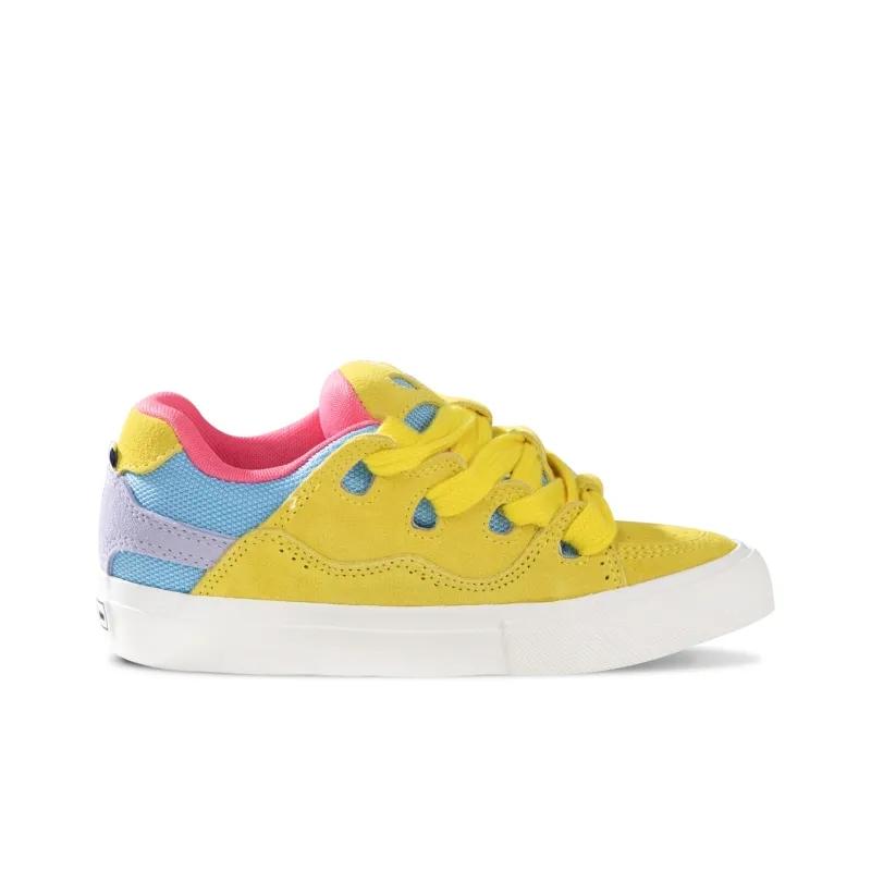 Opp France Yellow Pink Fashionable Youth Unisex Casual Shoes