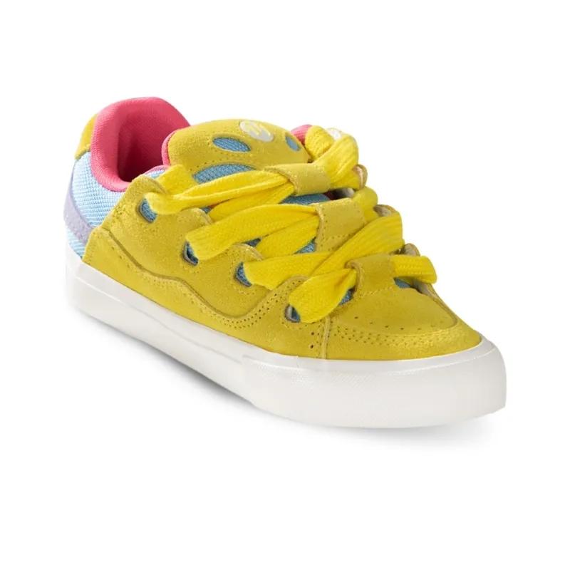 Opp France Yellow Pink Fashionable Youth Unisex Casual Shoes