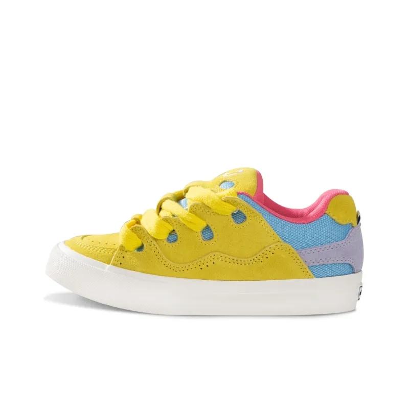 opp france Yellow pink fashionable youth unisex casual shoes