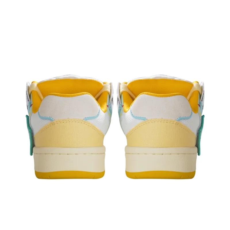 Opp France Yellow White Cow Fashionable And Cute Low Cut Casual Shoes For Both Men And Women