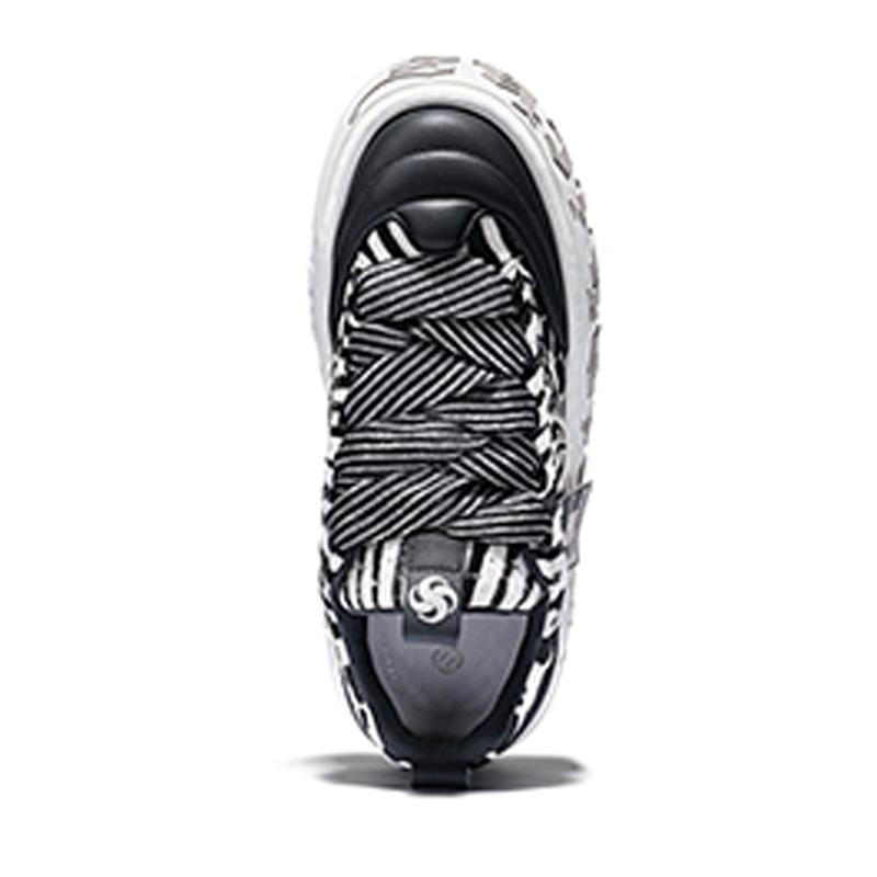 Opp France Zebra Print Thick-soled Casual Shoes For Women All-match Height-increasing Sports Shoes