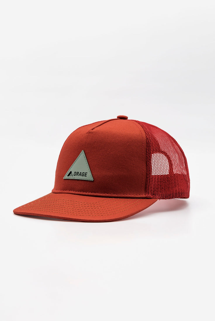 orage Casquette Trucker Unisexe Lumber - Terracotta