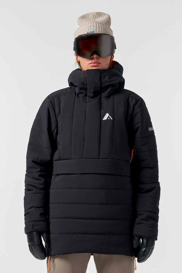 Orage Palisade Insulated Pullover Jacket-Black