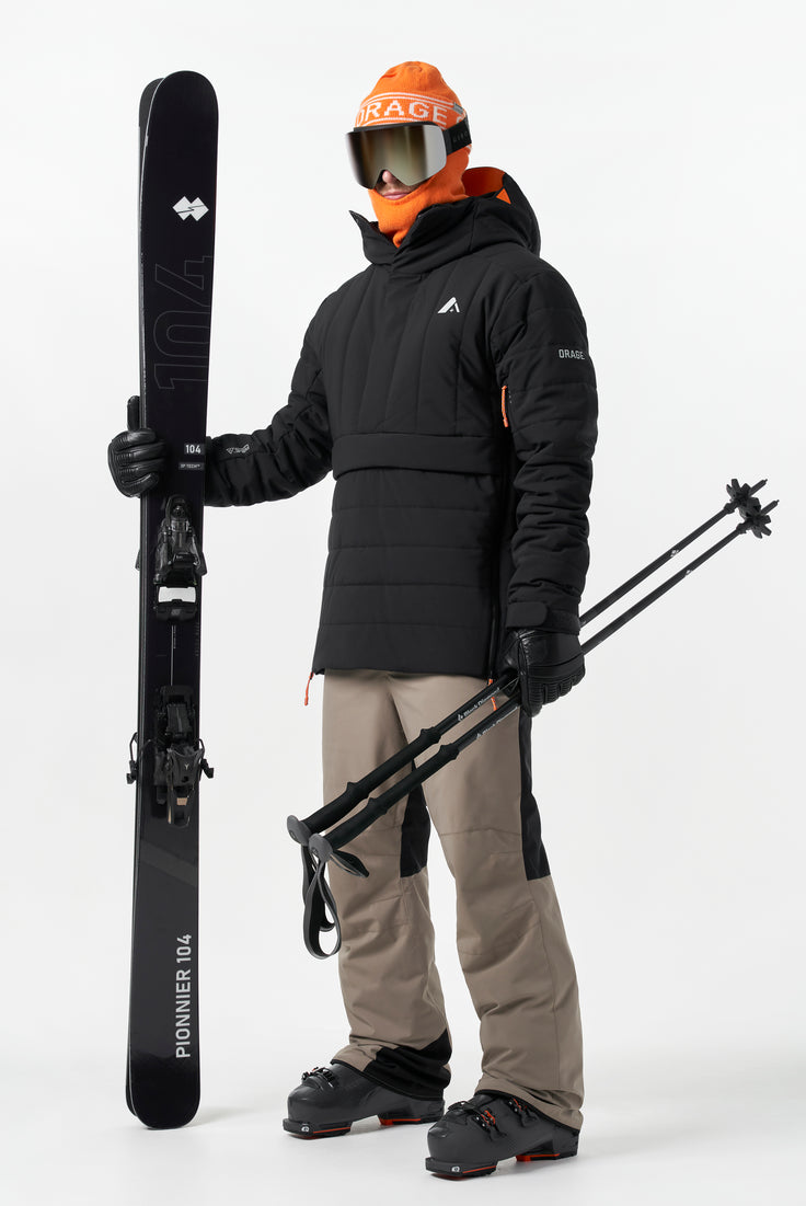 orage Palisade Insulated Pullover Jacket-Black