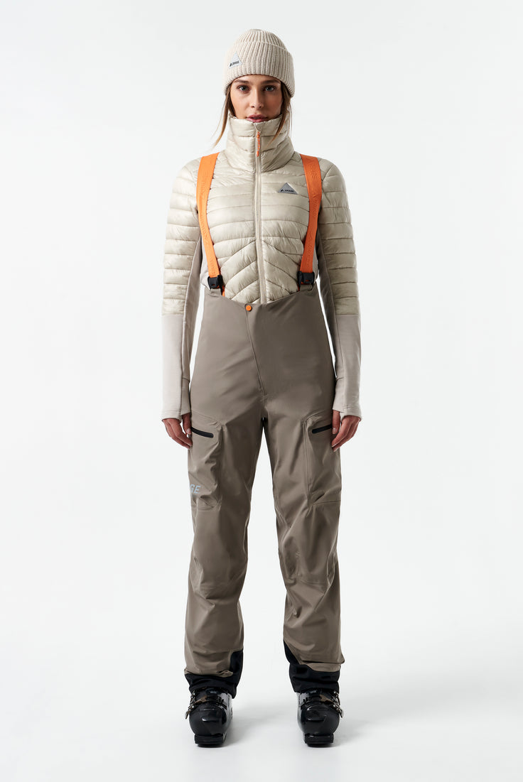 orage Women’s Mtn-X Treeline 3L Light Bib-Clay