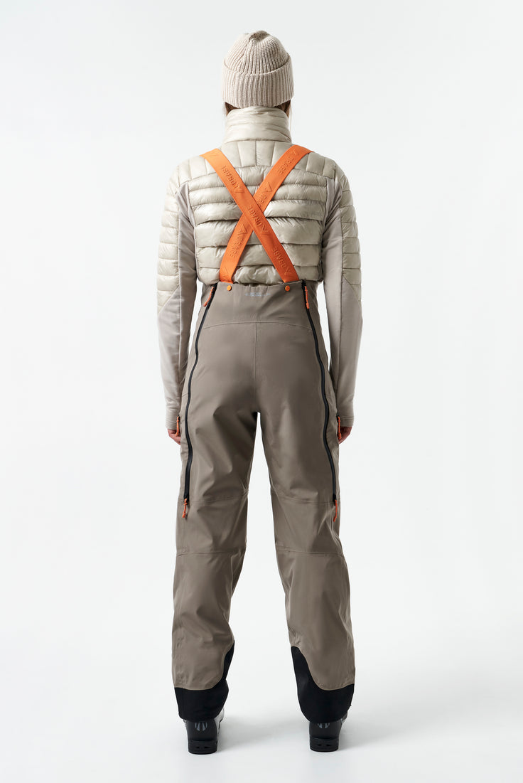 Orage Women’s Mtn-X Treeline 3L Light Bib-Clay