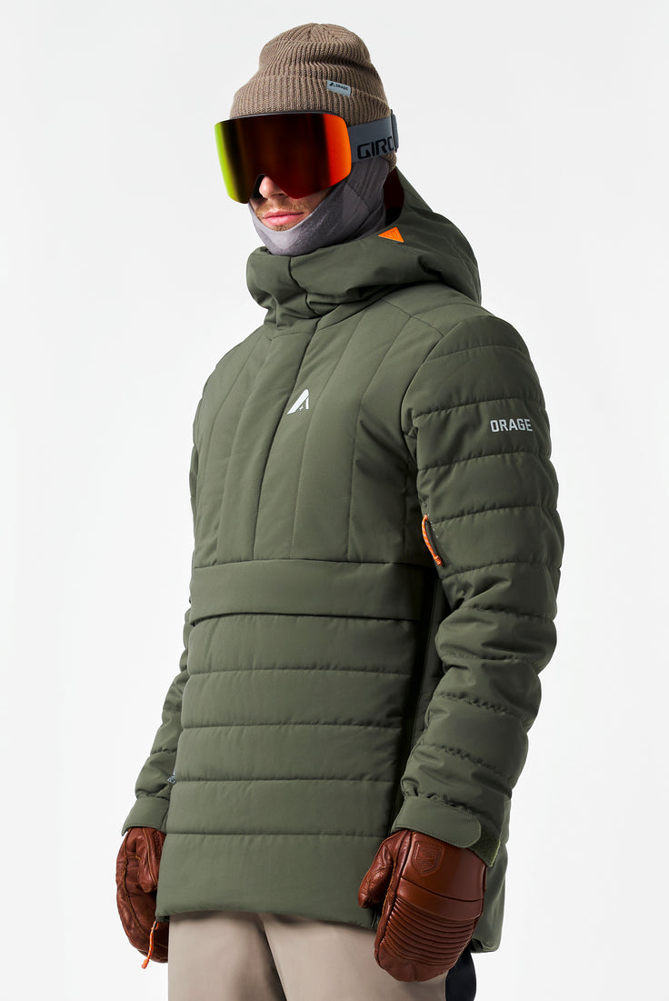 Orage Unisex Palisade Insulated Pullover Jacket-Boreal