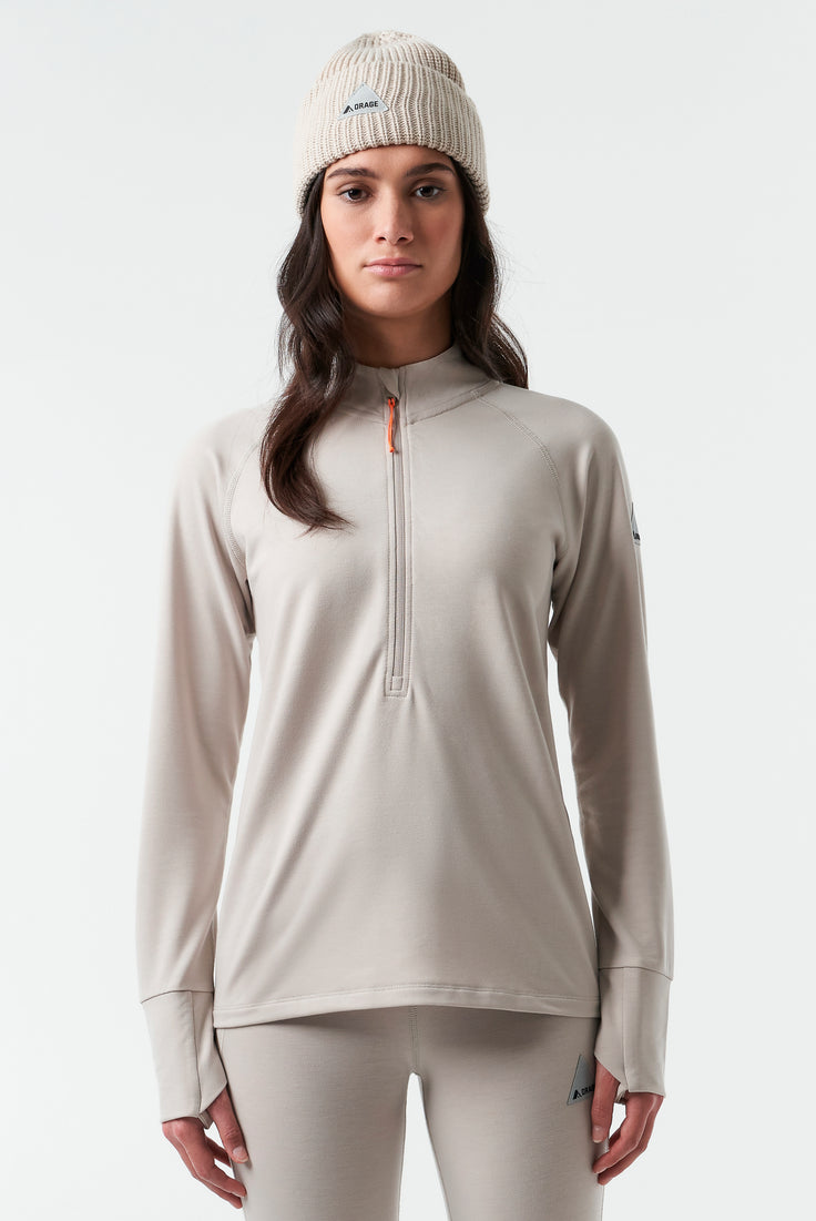 orage Women’s Harebelly Heavy Base Layer-Dark Birch