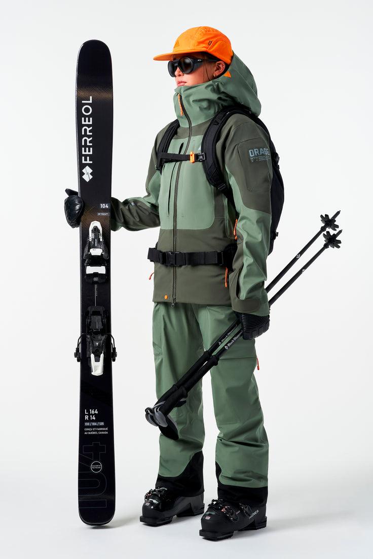 Orage Women's MTN-X Boulder 3L Hybrid Jacket-Boreal