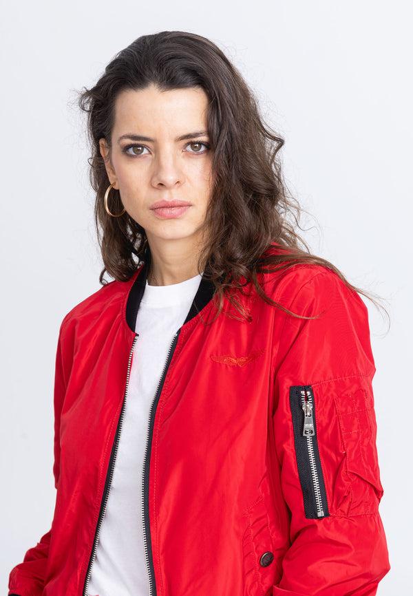 Original Bombers MA1 WOMEN RED