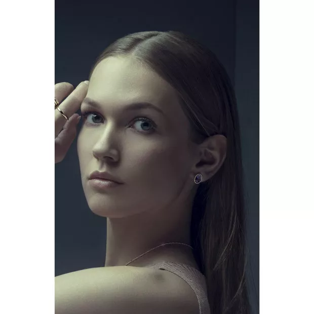 Orphelia Alberta Rose-gold 18k Stud Earrings OD-5338