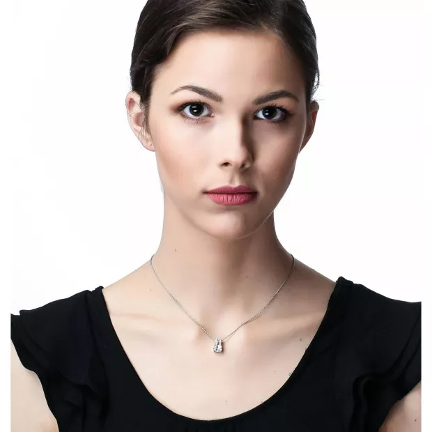 Orphelia Alena Sterling Silver Chain With Pendant ZH-7122