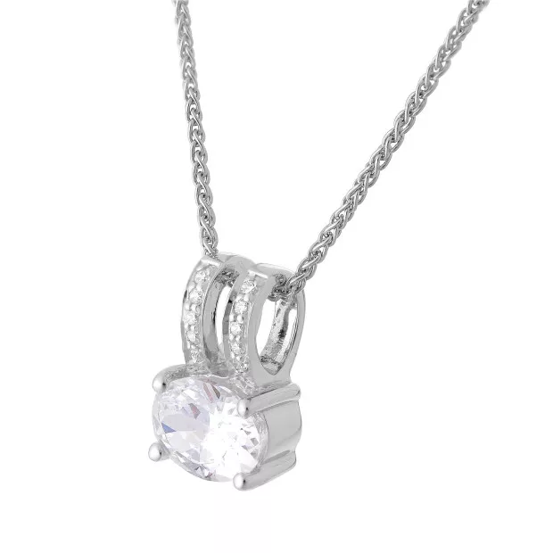 orphelia Alena Sterling Silver Chain with Pendant ZH-7122