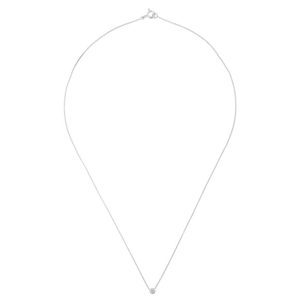 Orphelia Alexandria White-gold 18k Chain With Pendant KD-2033