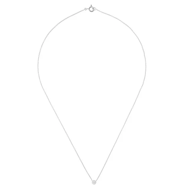 Orphelia Alexandria White-gold 18k Chain With Pendant KD-2034