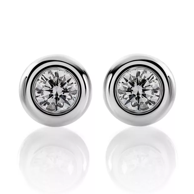 Orphelia Alexandria White-gold 18k Stud Earrings OD-5295