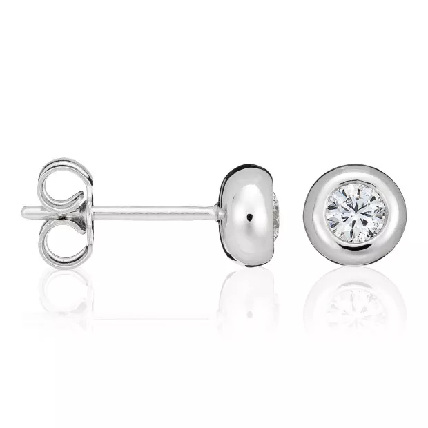 Orphelia Alexandria White-gold 18k Stud Earrings OD-5295