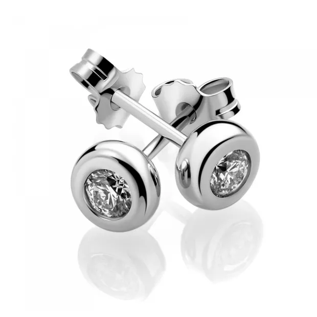 Orphelia Alexandria White-gold 18k Stud Earrings OD-5295