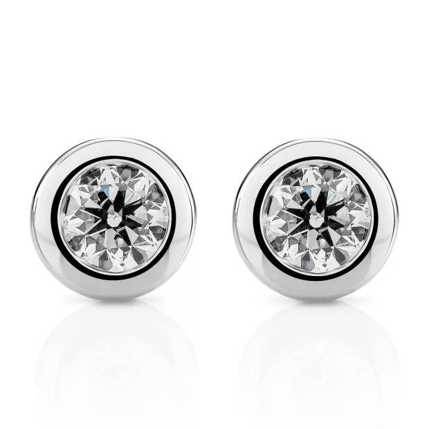 orphelia Alexandria White-gold 18k Stud Earrings OD-5331