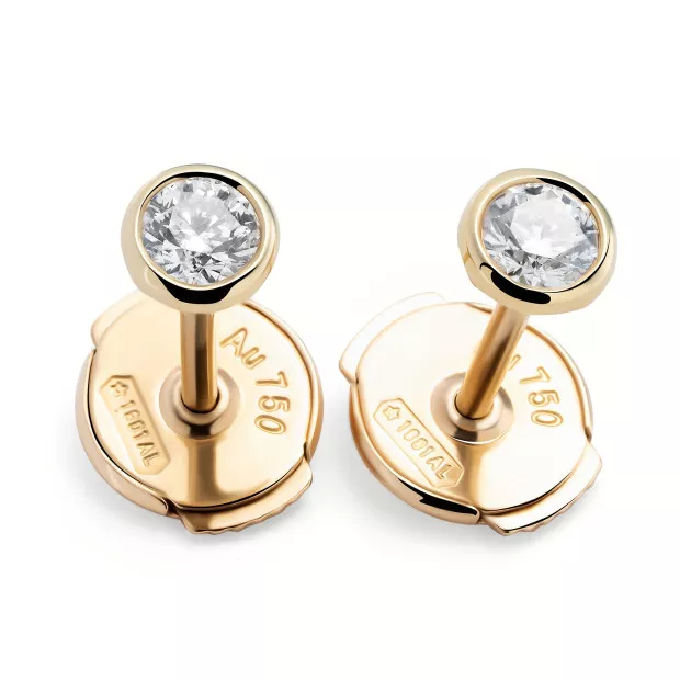 Orphelia Alexandria Yellow-gold 18k Stud Earrings OD-5030