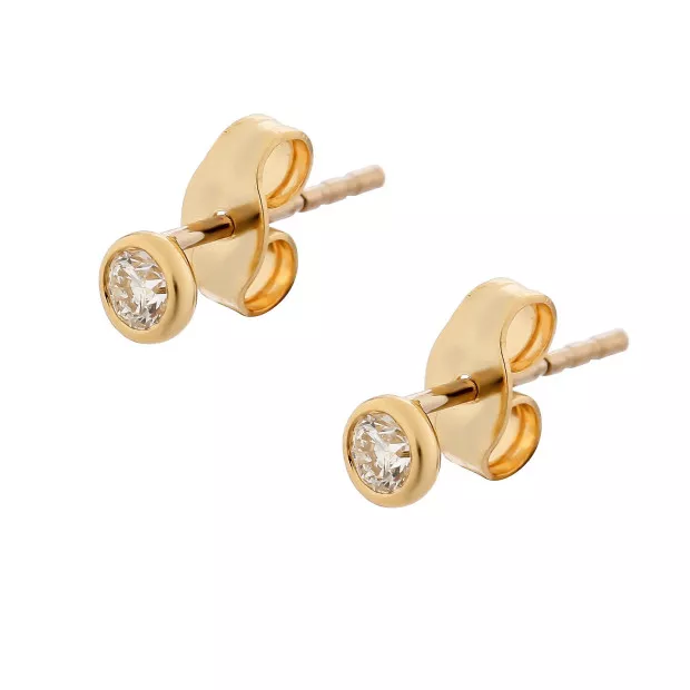 Orphelia Alexandria Yellow-gold 18k Stud Earrings OD-5329/1