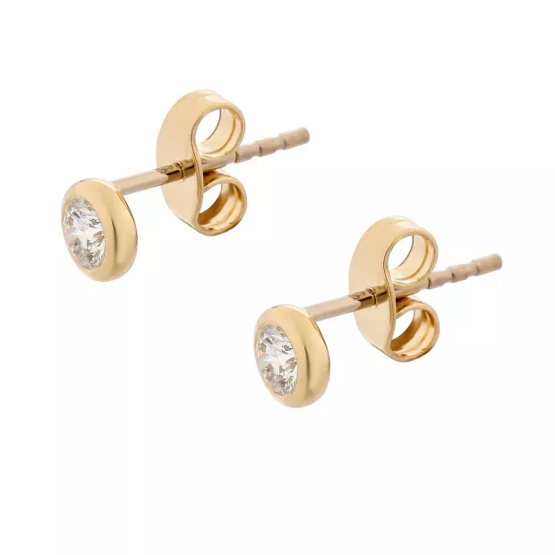 Orphelia Alexandria Yellow-gold 18k Stud Earrings OD-5330/1