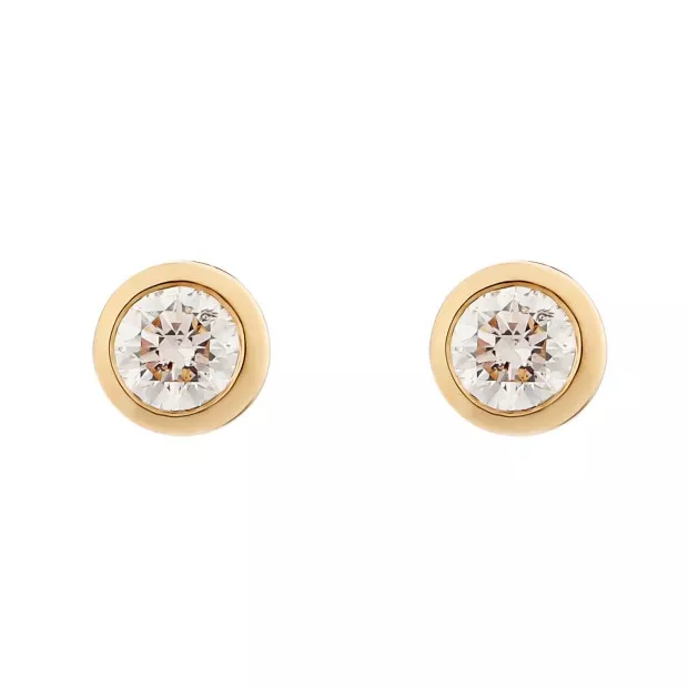 orphelia Alexandria Yellow-gold 18k Stud Earrings OD-5330/1