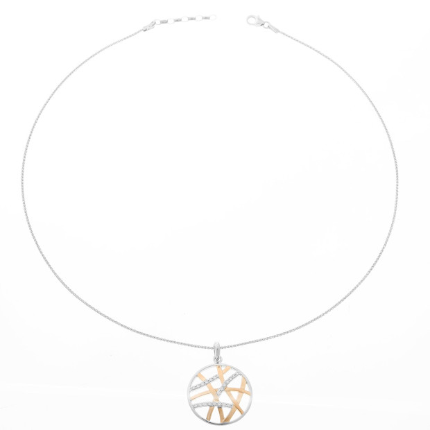 Orphelia Amabella Silver Chain With Pendant ZH-7098/1