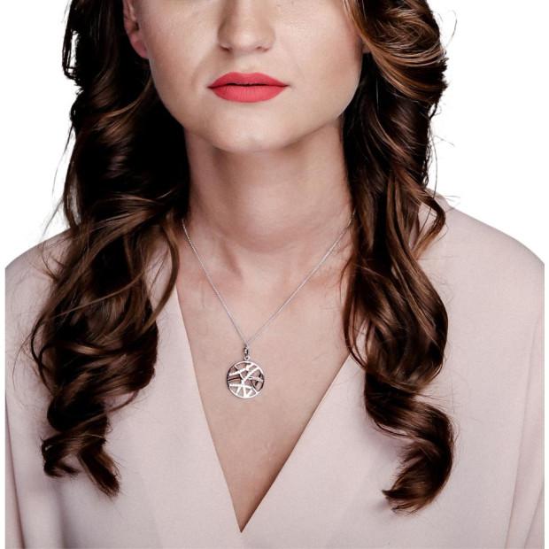 Orphelia Amabella Silver Chain With Pendant ZH-7098/1