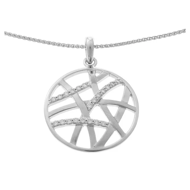orphelia Amabella Silver Chain With Pendant ZH-7098