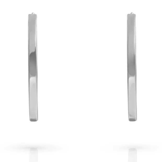 Orphelia Anita Sterling Silver Hoop Earrings ZO-7553