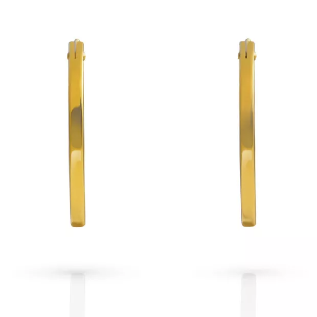 Orphelia Anita Sterling Silver Hoop Earrings ZO-7553/G