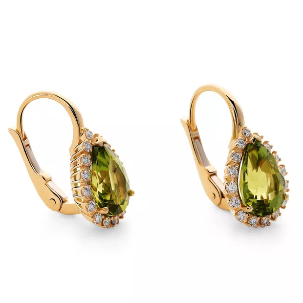 Orphelia Arabella Yellow-gold 18k Drop Earrings OD-5336