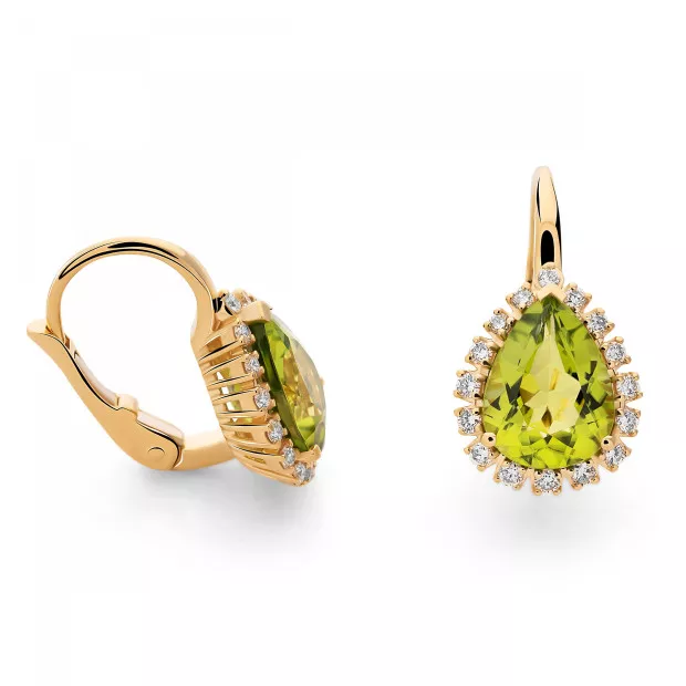 orphelia Arabella Yellow-gold 18k Drop Earrings OD-5336